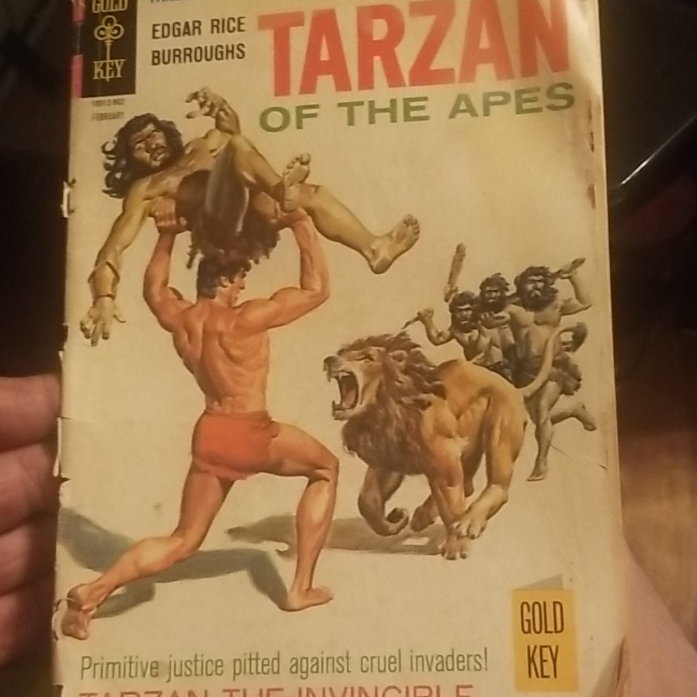 101224 TARZAN OF THE APES NO. 182 -1969 GOLD KEY -